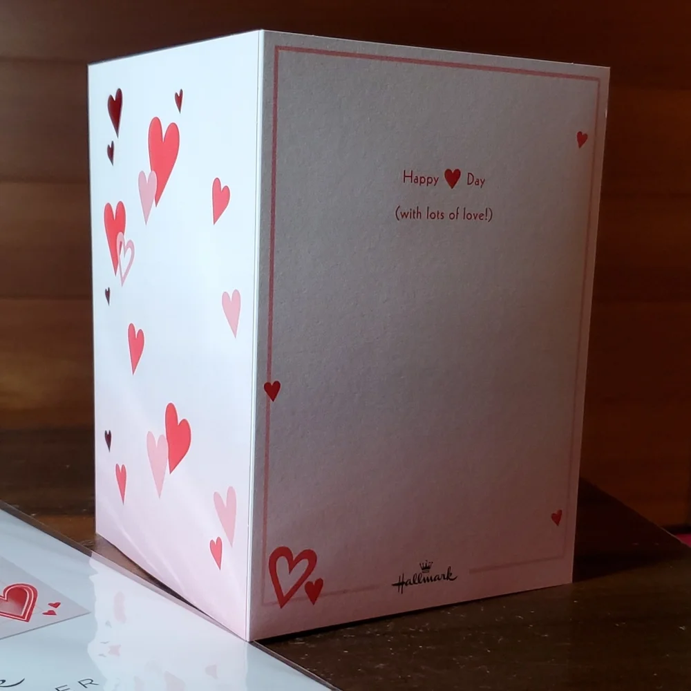 Valentine's Day 3D Hallmark Greeting Card Love You More Pop-up Kids Love